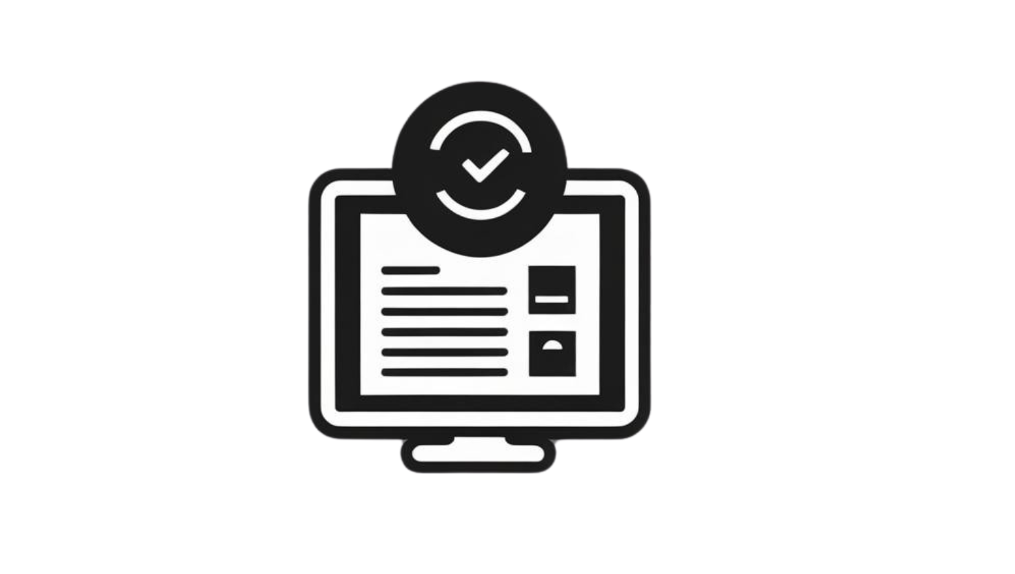 Report delivery service icon